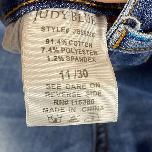 Judy Blue Jeans Womens‎ 11/30  Ankle Skinny Ripped Distressed 28 Slimming - Picture 7 of 16